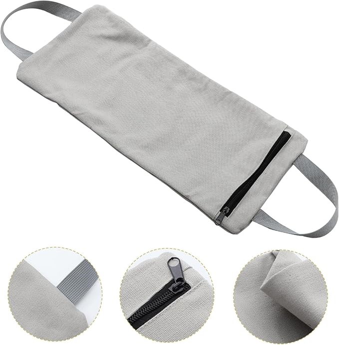 TOYANDONA Canvas Weight Training Sandbag Adjustable Fitness Bag for Strength Training Sturdy Fabric for Yoga and Home Workouts Includes 10kg Weight Capacity