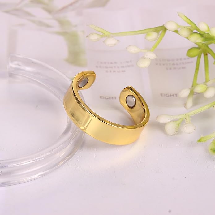 The Original Pure Copper Ultra Strength Magnetic Field Ring for Men & Women | Magnetic Therapy Ring