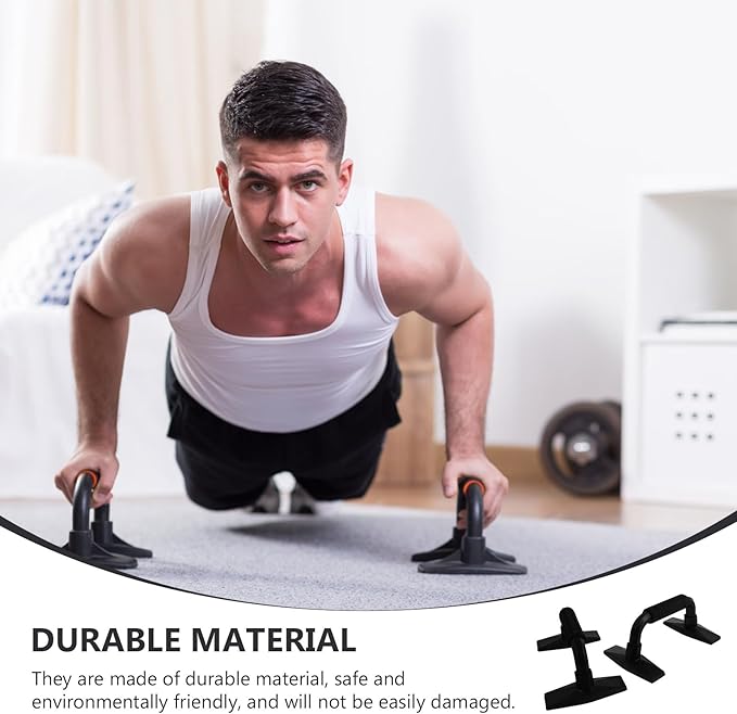 TOYANDONA Push-up Stands Hand Grips H-shaped Small Push-up Brackets Arm Strength Training Tools for Home Workout Fitness Equipment