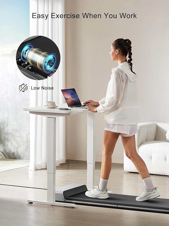 WALKINGPAD Foldable Walking Pad for Home Office, Under Desk Treadmill with Adaptive Speed Control, Compact Design for Small Spaces, No Assembly Needed