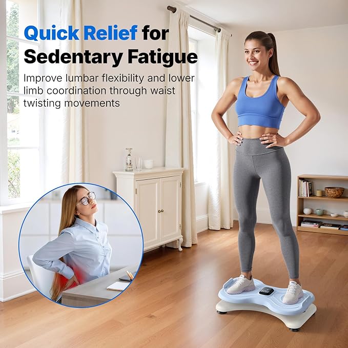 MERACH Waist Twister Machine Exercise, Waist Twister Fitness Tool with Display Counter, Exercise Twist Board for Slim Waist and Belly Fat, Noiseless Home Gym Workout Equipment for Women & Men (Blue)