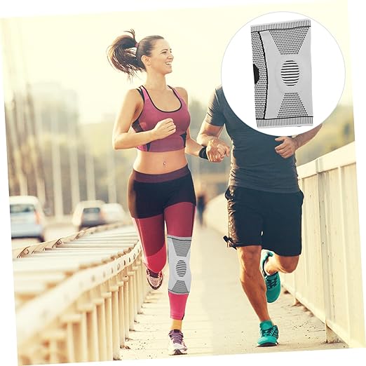 1pc Breathable Knee Pad with Elastic Design Knee Wrap for Sports Ergonomic Support for Running Basketball Cycling Reduces Pressure Comfortable Fit Coverage