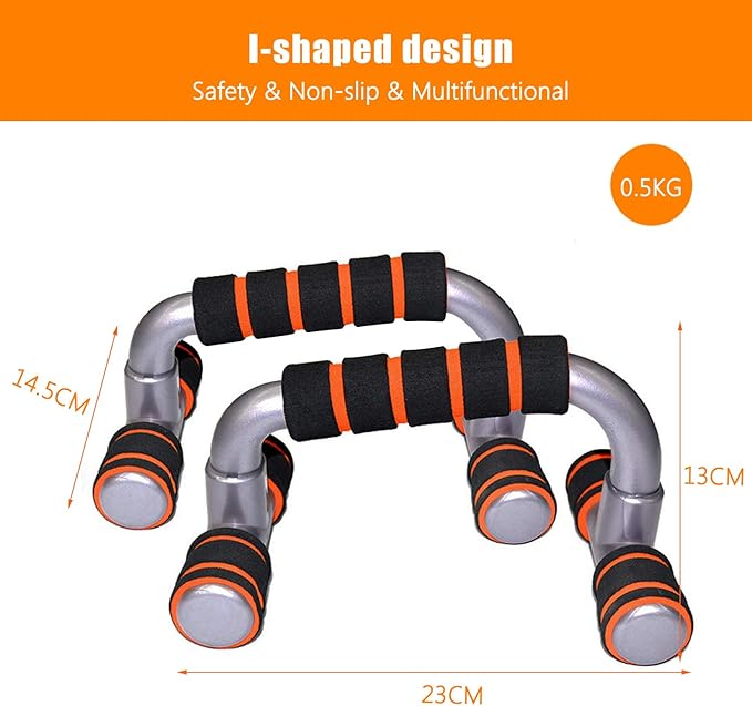 New Push Up Bars Strength Training Pushup Stands with Foam Handle Push-up Bracket for Men Women Floor Workouts Home Office Outdoor Fitness Muscle Training Gym Power Exercise