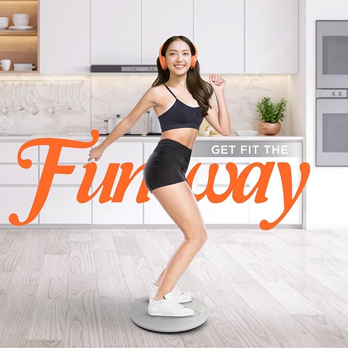Yes4All Ab Twister Board, 15 inch XXL, Waist Twisting Disc,Twisting Stepper for Aerobic Exercise, Full Body Toning Workout, Noise-Free, 2pcs in a Box