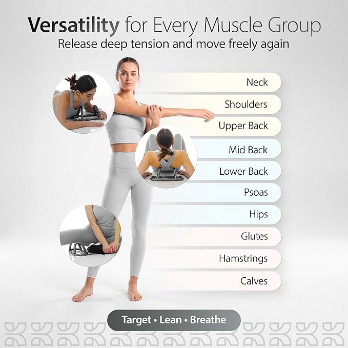 KOA KOAPRO Psoas and Hip Hook Release Tool for Iliacus and Hip Flexor; Alleviate Pain and Tension, Targeted Deep Tissue Massager for Back, Core, Iliopsoas, Piriformis etc., Boost Relief and Recovery