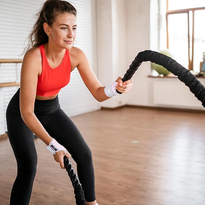 Wrist Weights with Thumb Loops Lock for Women Men 1 Pair 2 3 4 5 6 LBS Arm Weight Ankle Weights Weighted Gloves for Running Walking Jogging Physical Therapy Gym Workout Cardio Exercises