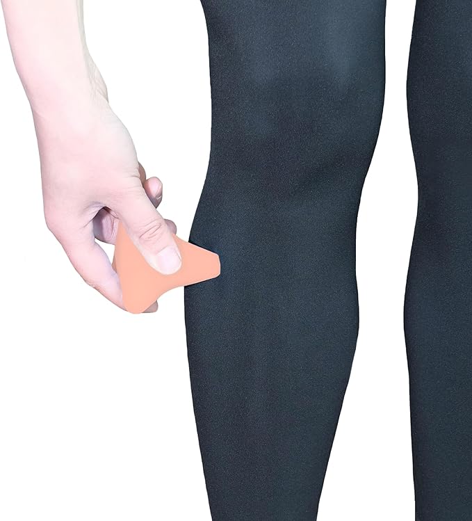 Manual Trigger Point Massage Tool. Small Massager Ball for Deep Tissue Myofascial Release Physical Therapy Foot Plantar Fasciitis Pain Relief Muscle Knot Psoas Hip Flexor Iliacus Release 3×2.6″(Pink)