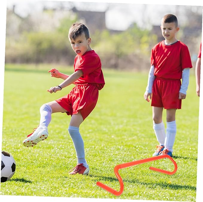 4pcs Agility Hurdles Small Hurdles for Preschool Sports Training Backyard Speed Jumping Equipment for Boys