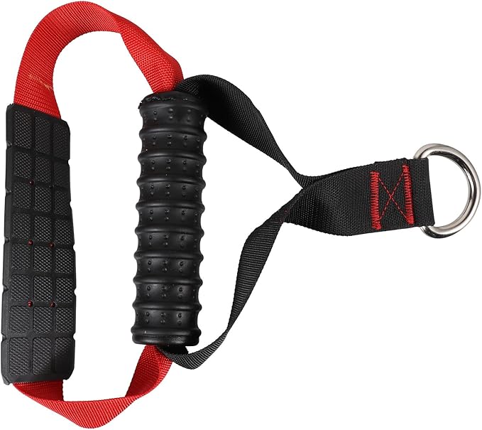 Tension Device Fitness Grip Non-slip Handle Workout Pull Rope Handle Strength Training Attachment for Arm and Tricep Exercises