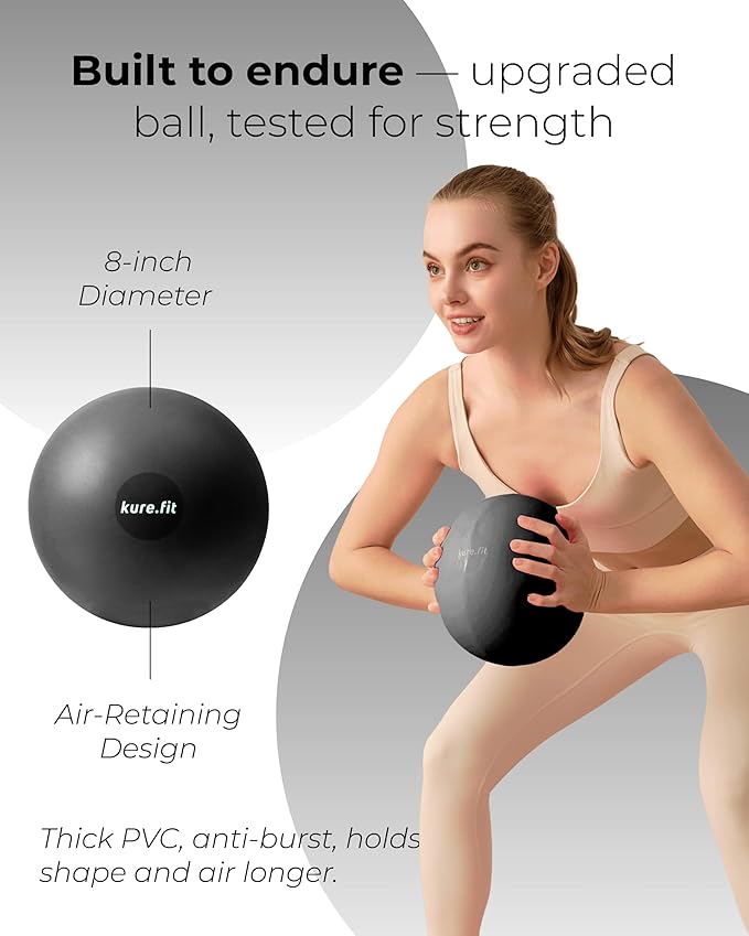 Pilates Kit for Women – Home Pilates Equipment Set with Ring, Ball & Resistance Bands | Pilates Starter Kit with Accessories in Gift Box