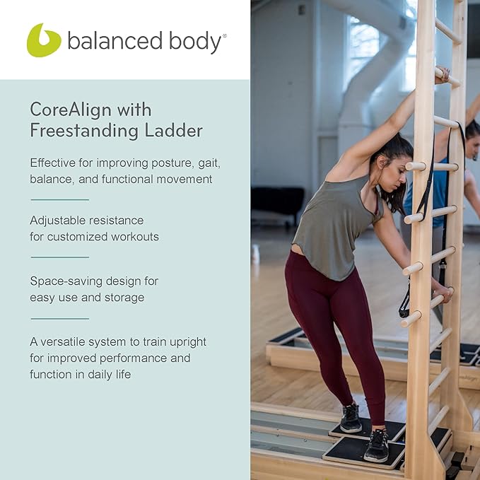 Balanced Body CoreAlign Pilates Equipment, Exercise Machine for Pilates Workout Trainer, Athletic Sport Trainer, or Physical Therapy Equipment