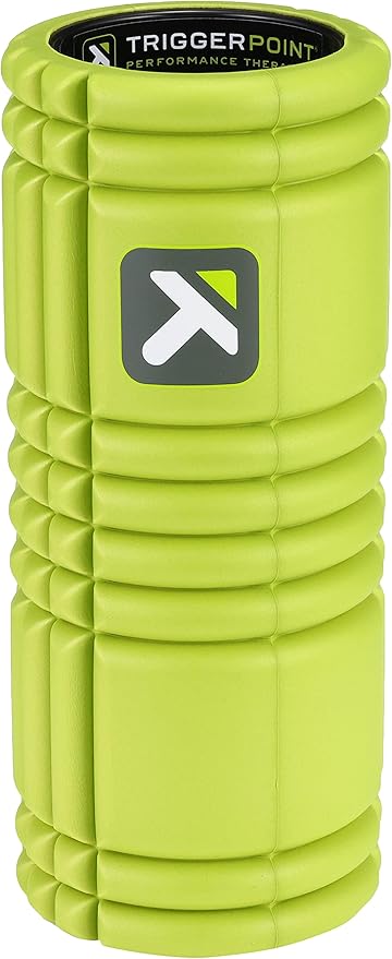 TRIGGERPOINT Performance Therapy Grid Foam Roller for Exercise, Deep Tissue Massage and Muscle Recovery, Original (13-Inch), Lime