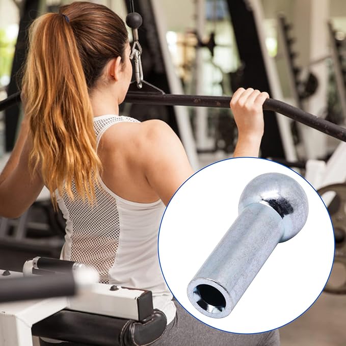 5PCS Cable Ball Stopper, Gym Exercise Machine Accessories for 6mm Cables Fitness Equipment Durable Wire Rope Port Joint Replacement Parts for Home Gym Machine