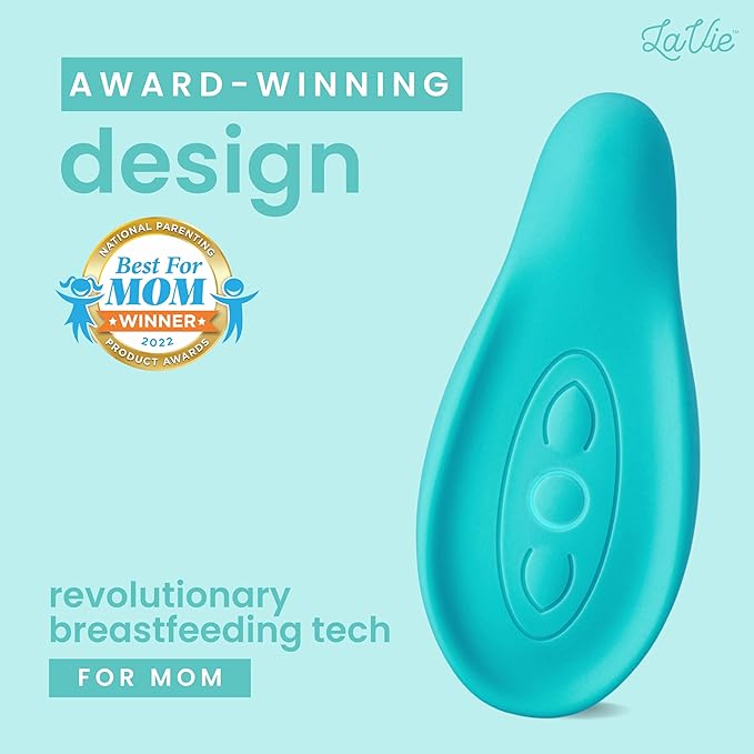 LaVie Lactation Massager - Patented Breastfeeding Relief, Boost Milk Flow & Ease Discomfort from Clogged Ducts, Engorgement, Mastisis - Postpartum Essentials for Nursing Moms - HSA/FSA Medical Device