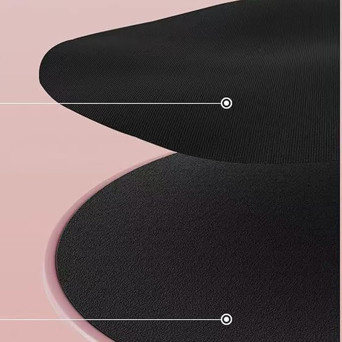 Yiju 2Pcs Core Sliders Double Sided Gliding Discs Portable Workout Equipment for Home Exercise Improve Balance Core Strength