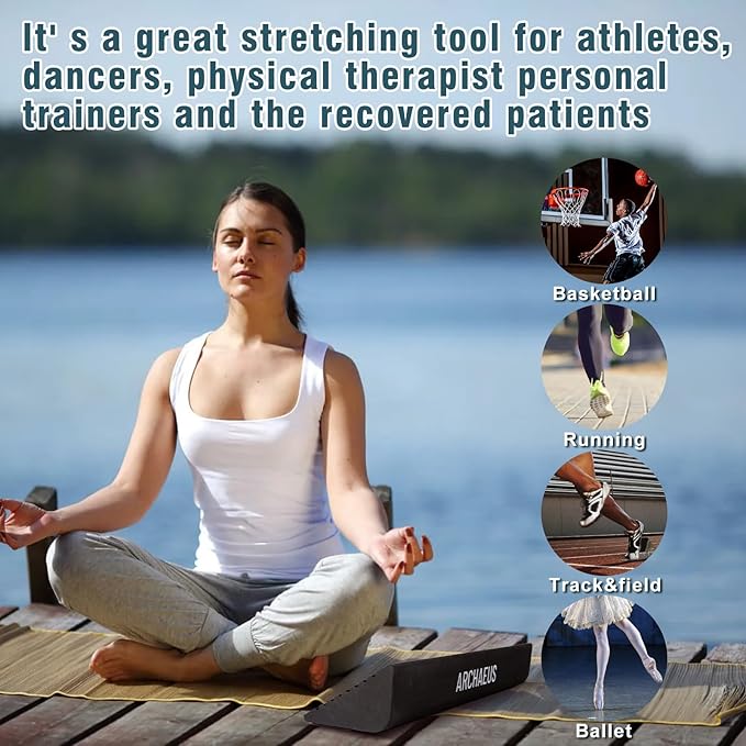 Ankle Balance Boards,Ankle Strengthener,Calf Stretcher,Achilles Stretcher,Slant Board for Calf Stretching,Calf Stretcher for Physical Therapy Equipment Plantar Fasciitis,Achilles Tendonitis