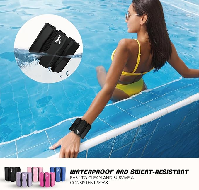 Wrist Ankle Weights for Women Men, Leg Arm Wrist Weights Bangles 1lb*2 1.5lb*2 2lb*2Wearable Weights Pilates Weighted Bracelet for Strength Training Walking Swimming Exercises Yoga Physical Therapy