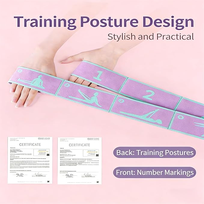 Home Pilates Kit - 12-Segment Resistance Bands + Small Pilates Ball + Random Color Air Pump | Multi-Functional Exercise Bands Resistance an Excellent Yoga Pilates Equipment