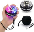 Wrist Ball, Gyro Ball Wrsit Exceciser, Battery-Free 6-Stage Color-Changing LED Gyro Ball, Torque Ball, Forearm & Grip Strength Trainer for Muscle Recovery, Stress Relief & Office Workers