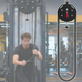 Endless Rope Trainer, Resistance Trainer Machine, Suspension Endless Rope Pulley System, 14 Ft Closed-Loop Nylon Rope, Home Gym Infinity Rope for Interval Resistance Training Red