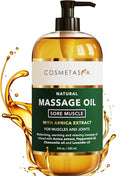 Cosmetasa Sore Muscle Massage Oil - 8.8 oz, Soothes Muscle and Joint with Arnica Extract, Peppermint, Chamomile, and Lavender Oil (8.8 oz, Sore Muscle)