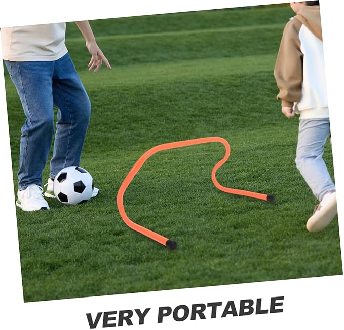 4pcs Boys and Girls Training Hurdles Plastic Agility Hurdles for Soccer Football Speed Agility and Footwork Skills Height