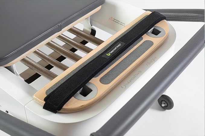 Balanced Body Adjustable Padded Footstrap for Allegro 2 Reformer, Pilates Reformer Accessory, Gym Equipment for Home Gym or Pilates Studio Use