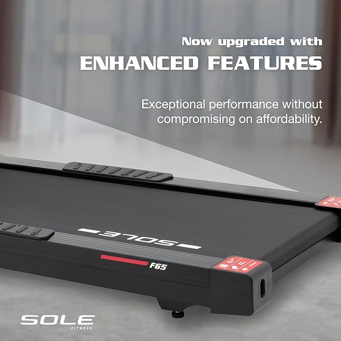 SOLE Fitness F63, F65, F80, F85, TT8 Treadmill With Incline, Bluetooth, Foldable Option - For Home, Work From Home Fitness, Running and Walking