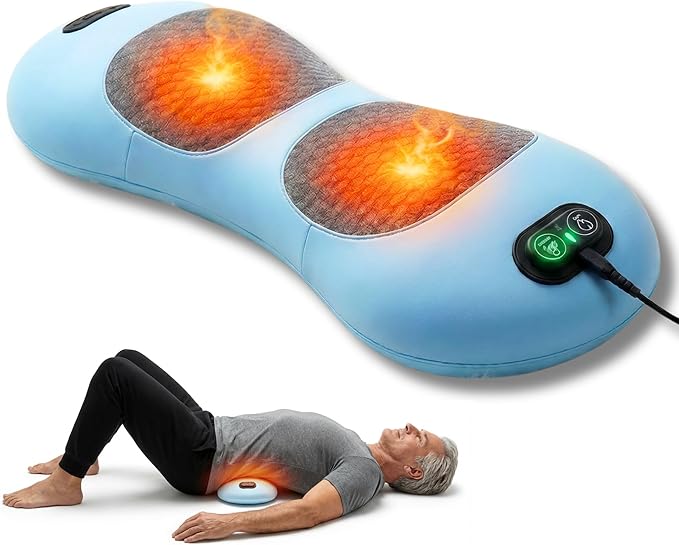 Original Therava 3-in-1 Back Massager with Traction Lift, Heat, & Vibration Massage | Lower and Upper Back Relief and Muscle Relaxation