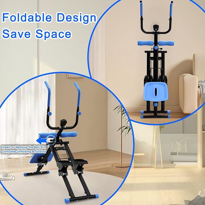 2 in 1 Stair Stepper and Ab Machine,Multifunctional Full Body Workout Machine,dual Track Ab Machine,Upgrade Stairmaster & Ab Trainer Equipment for Home Gym Exercise