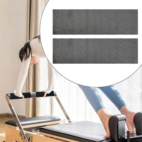 1 Pair Pilates Non Slip Mat Anti Skid for Sweaty Hands Gripper Pad for Women Men for Power Yoga Exercise Home Gym, 60cmx20cm