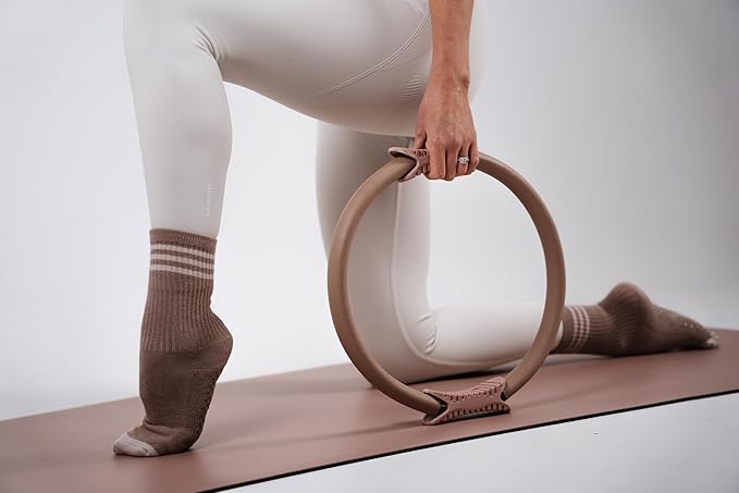 Pilates Prop Kit for Home Workouts- Includes Pilates Ring, Pilates Ball and 2.2 lb. Dumbbell Set