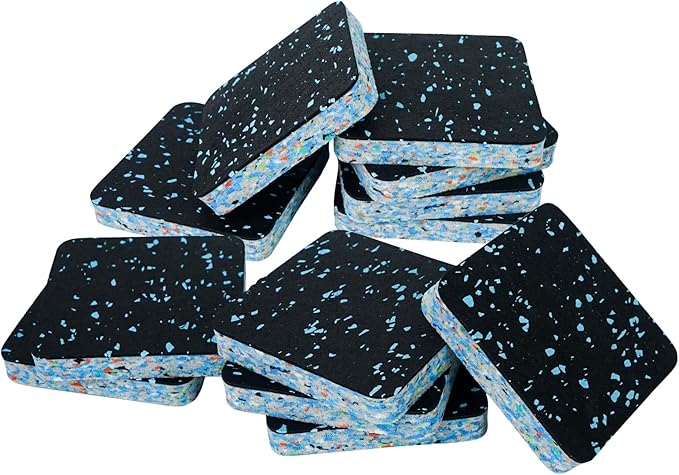 Luwint Treadmill Mat Pads, Rubber Foam Padding, Sound Isolation, Anti Vibration, Shock Absorbing, Noise Reduction Floor Protection Sheets for Treadmill, Washer Machine, Exercise Equipment