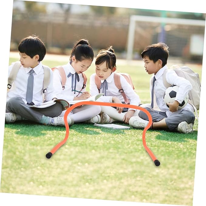 Cabilock 3pcs Agility Hurdles 15cm Plastic Speed Hurdles Football Training Equipment for Youth Soccer Agility and Running Training
