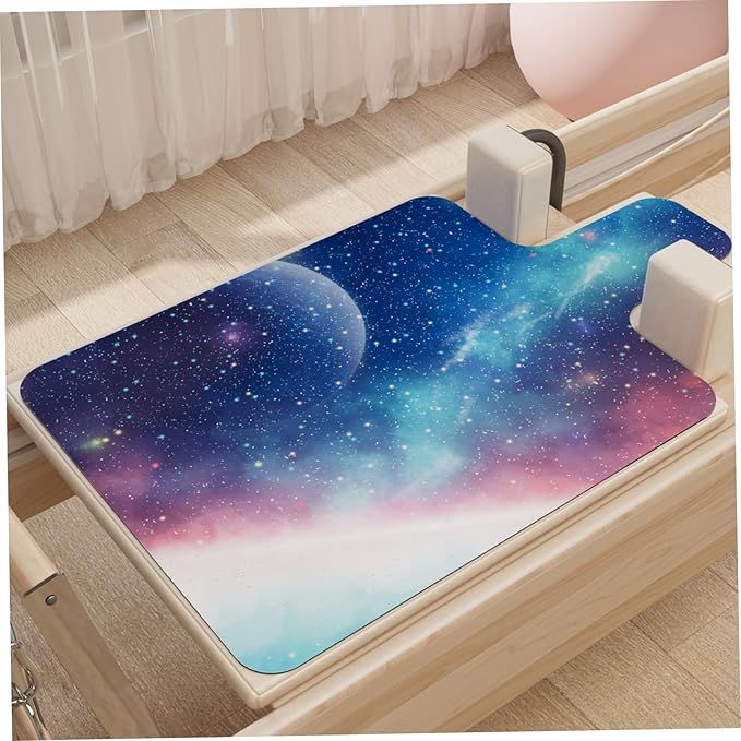 Pilates Mat 39''x24'' Non Slip Pilates Mat Sweat Absorbent Foldable and Portable Exercise Easy to Clean Accessories for Exercising Gym