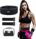 Silicone Adjustable Weighted Belt for Women & Men – DIY Weighted Walking & Exercise Belt with Removable Weights – Gym, Strength Training, Yoga, Hiking – Free Weight Adjustment for Wrist & Ankle