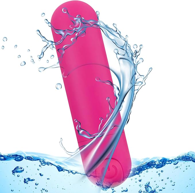 Handheld Electric Back Massager - Mini Waterproof&Rechargeable Handheld Deep Tissue Neck Red