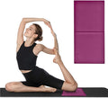 Yoga Knee Pad Cushion Exercise Knee Pad Folding, 1/2" Thick 24"x12" Eliminate Pain During Yoga or Exercise Workout– Extra Thick Padding& Support for Yoga Pilates, Fitness Exercise