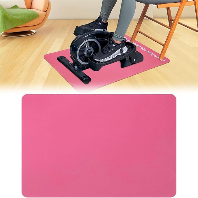 Leg Exerciser Non Slip Mat, Exercise Bike Trainer Protective Floor Mat , Sports Accessories for Under Stationary Bike, Fitness Equipment