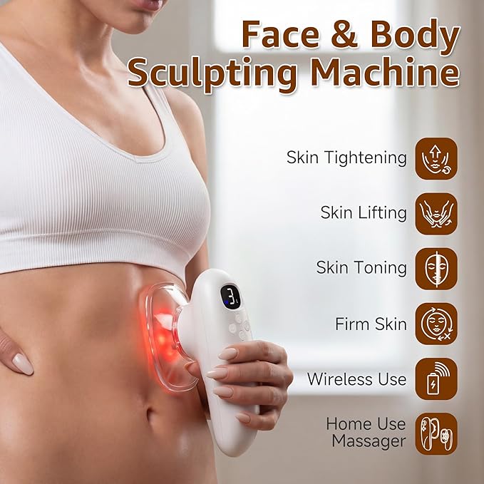 Body Smart Scraping,3 in 1 Body Sculpting Machine,Cellulite Removal Machine,Body Sculptor,Suitable for Legs, Abdomen,Arms, Love Handles,Relieves Muscle Tension and Tightens Skin,cellulite massage tool