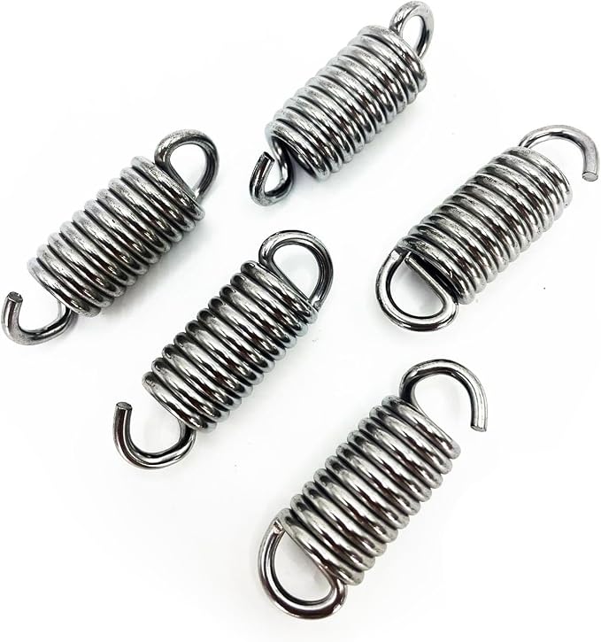 5 Pack Grip Strength Trainer Spring Replacement Stainless Steel Resistant Tension Springs For Hand Grip Strengthener Hand Gripper Squeezer Forearm Strengtheners Exerciser Repair Parts