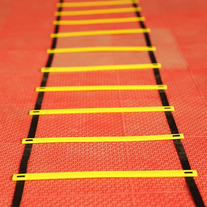 Agility Ladder Speed Training Equipment, Agility Ladder Speed Training Equipment, Kids and Adult for Football, Basketball, Fitness, Included Carry Bag