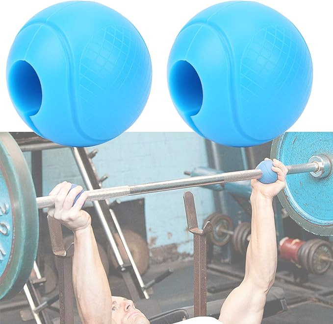 VGEBY Barbell Grips Dumbbell Grips Thick Adapter 2Pcs Weightlifting Strength Training Pull Up