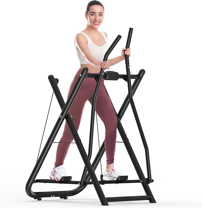 Air Walk Elliptical Glider Machine,Ellipse Machine for Home Cross-Training Arm/Leg Cardio Workout Equipment,Fully Assembled Low-Impact Design for Home Gym,600LBS Loading Capacity-New Version