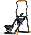 DlandHome Stair Stepper for Home Gym, Foldable Vertical Climber Machine with LCD Monitor, Stair Master with Adjustable Handlebar & Oversized Pedal, Stair Climber for Full-Body Workout