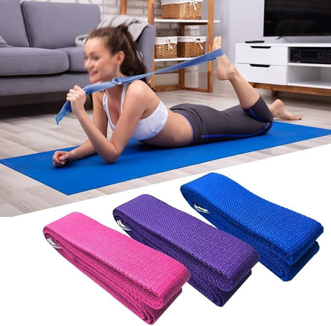 5 Piece Yoga Equipment Set EVA Blocks Cotton Stretching Strap Non Slip Knee Pad Pilates Fitness Kit