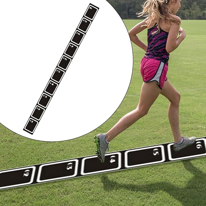 Speed Agility Training Ladder Portable Footwork Training Mat for Soccer Volleyball Sports Workout Outdoor Footwork Practice for All Ages to Improve Speed Strength