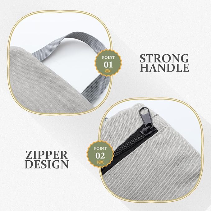 VALICLUD Workout Training Sandbag with Handle 19.48X7.87X0.59In Fitness Sandbag Weight Exercising Bag for Yoga Weightlifting and Full Body Muscle Building