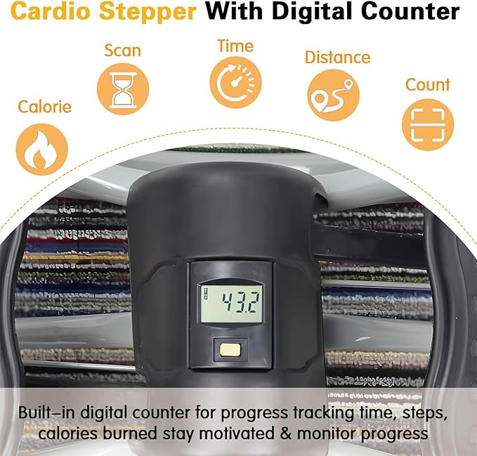 Rock Stepper Side-to-Side for Knees and Joints, Portable Home Workout Use Step Fitness Machines,Core Lateral Rocking Machine for Legs, Glutes, Absz, Low-Impact Lateral Steppers