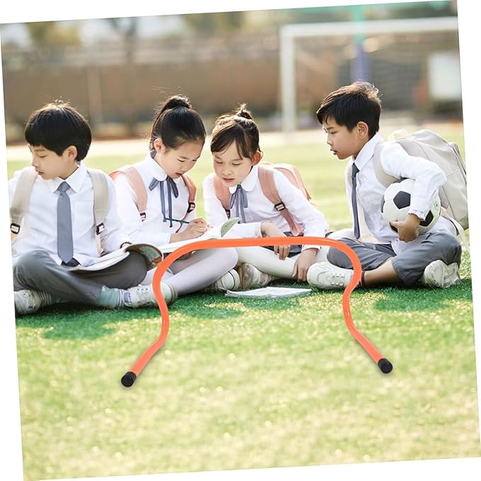 Homoyoyo Agility Hurdles 3pcs 15cm Plastic Speed Hurdles Soccer Training Equipment for Youth Sports and Football Practice